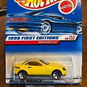 Vintage Hot Wheels 1998 First Editions  #11 Mercedes SLK